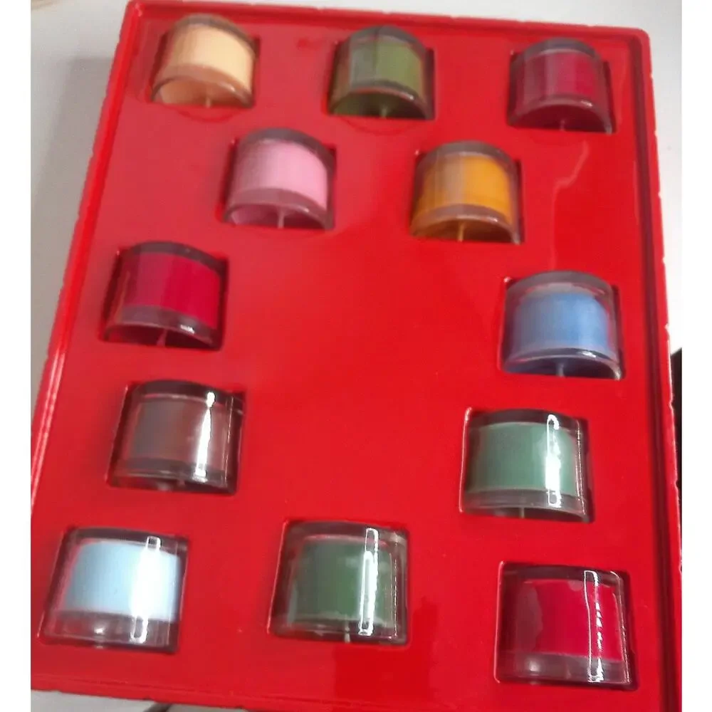 Slatkin HomeWorx Votive Candle Christmas Holiday Advent Calendar 12 Days Scent